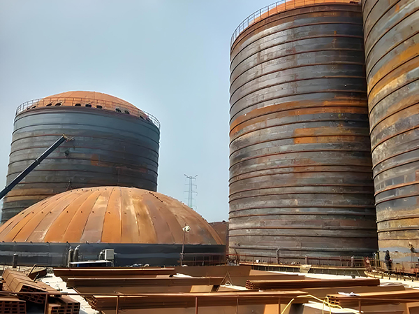 德城焦粉钢板仓